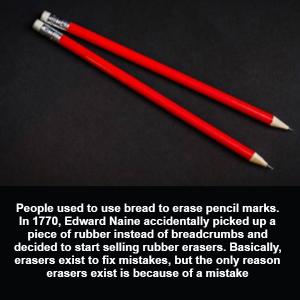 How Erasers came into existence