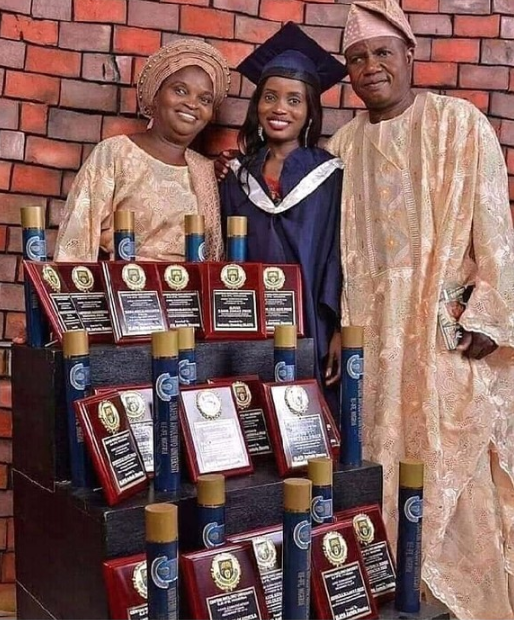 Aarinola Olaiya Blessing Graduates From Obafemi Awolowo University