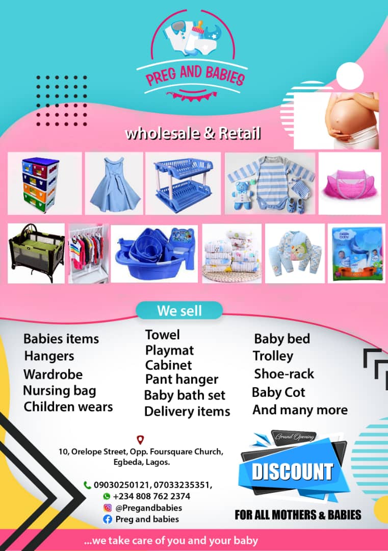 PREG AND BABIES PRODUCTS (DISCOUNTS AVAILABLE)